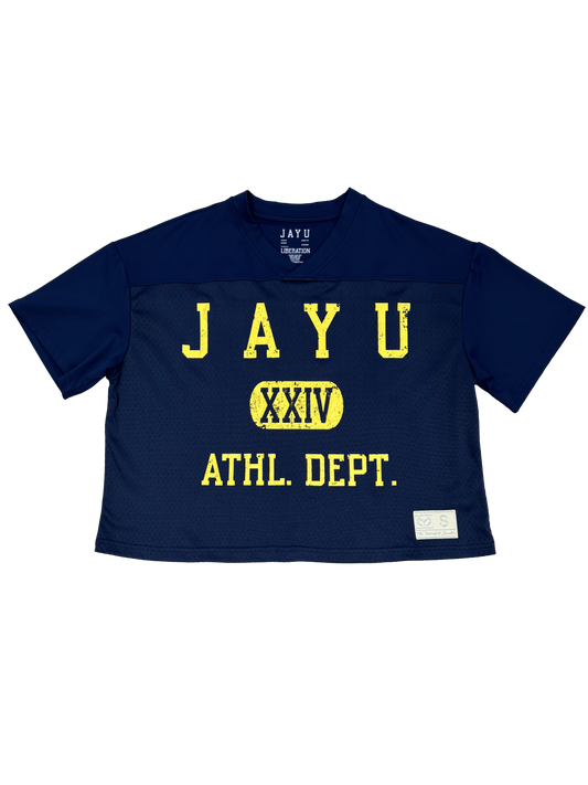 NAVY BLUE/YELLOW JAYU ATHL DEPT JERSEY