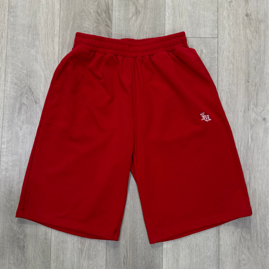 JAYU SWEAT SHORTS (RED)