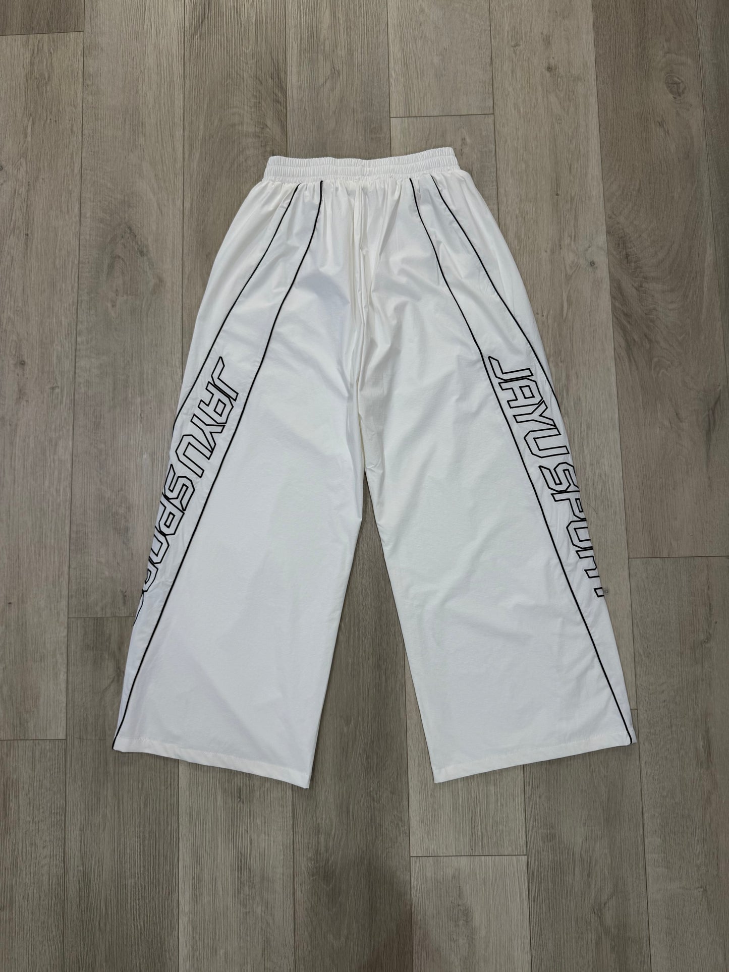 JAYU SPORTS NYLON PANTS - WHITE