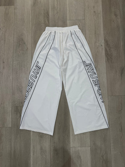 JAYU SPORTS NYLON PANTS - WHITE