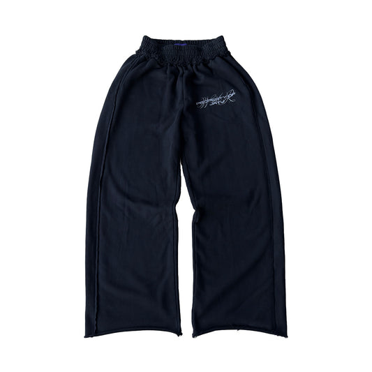 JAYU DISTRESSED SWEATPANTS (BLACK)